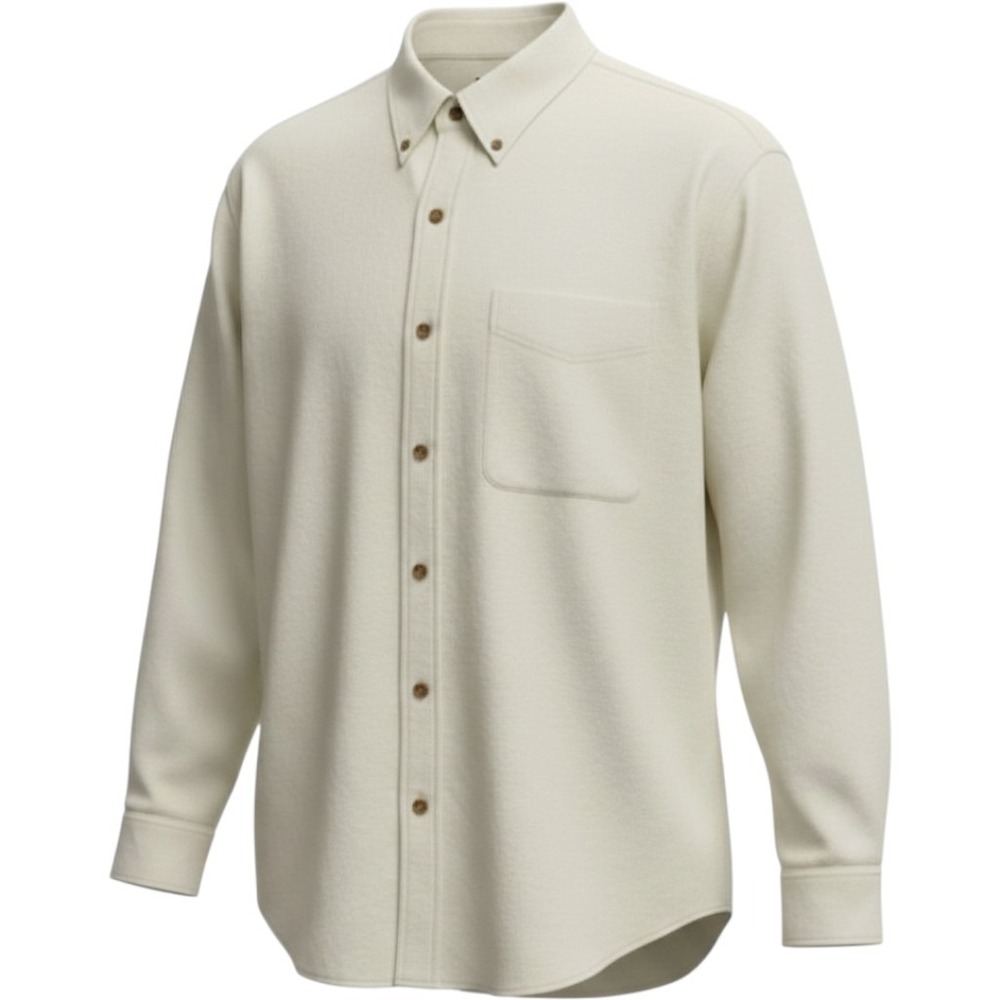 Vintage Ralph Lauren Chaps Men's 100% cotton button down, cream. 16 32/33